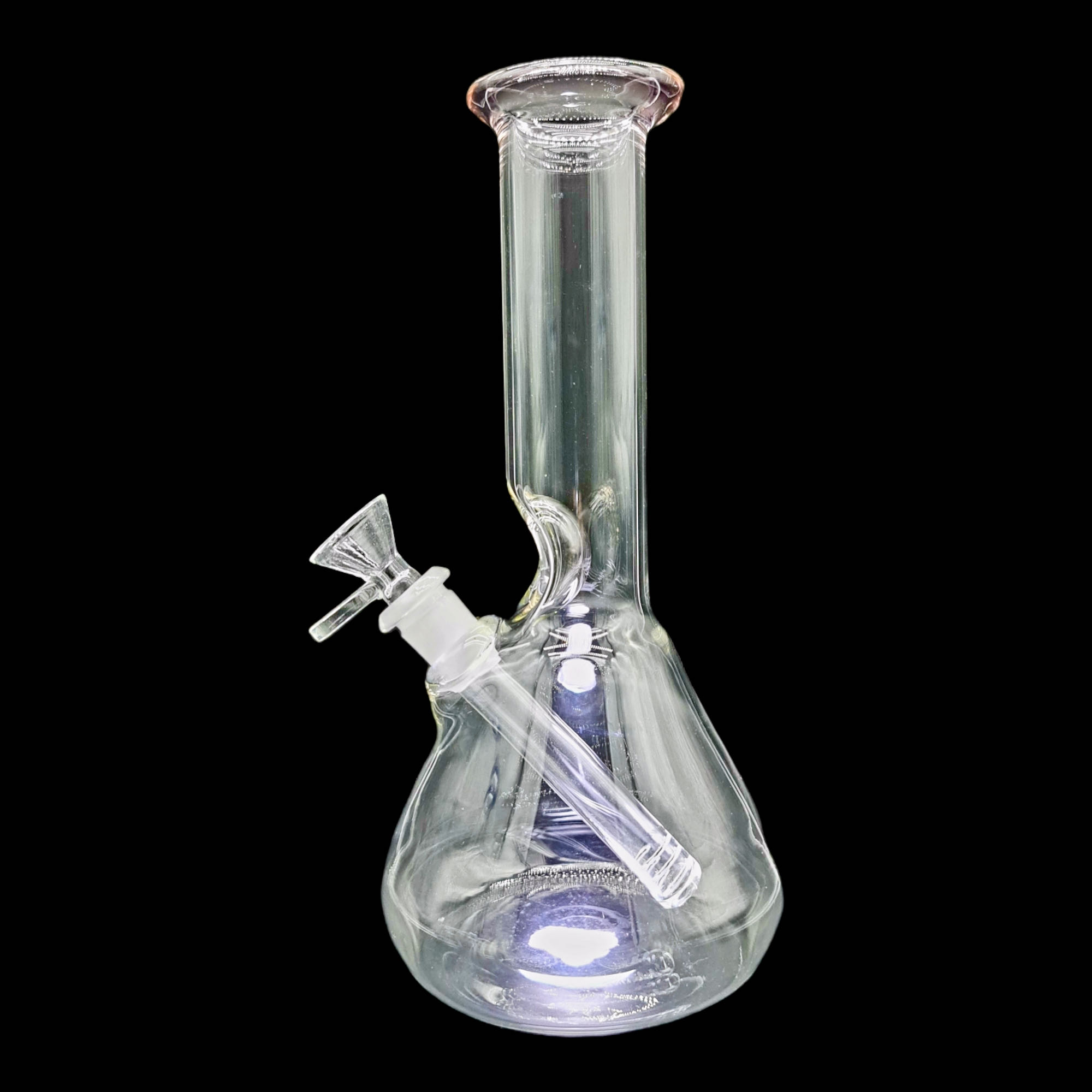 Bong Matraz con boquilla de color Rosa 24cm SIN DOMO tubo 38mm