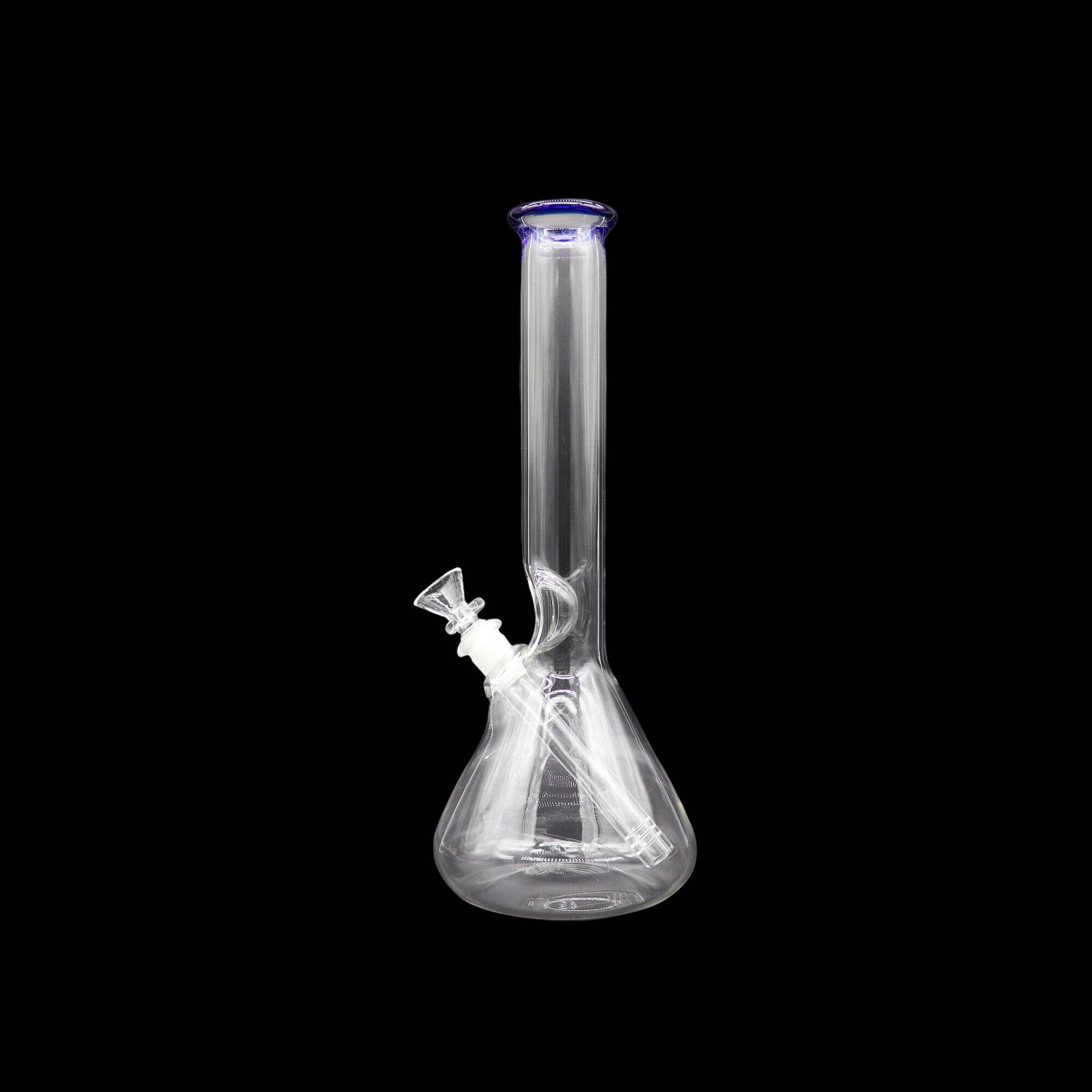 Bong Matraz con boquilla de color Azul 30cm SIN DOMO tubo 38mm