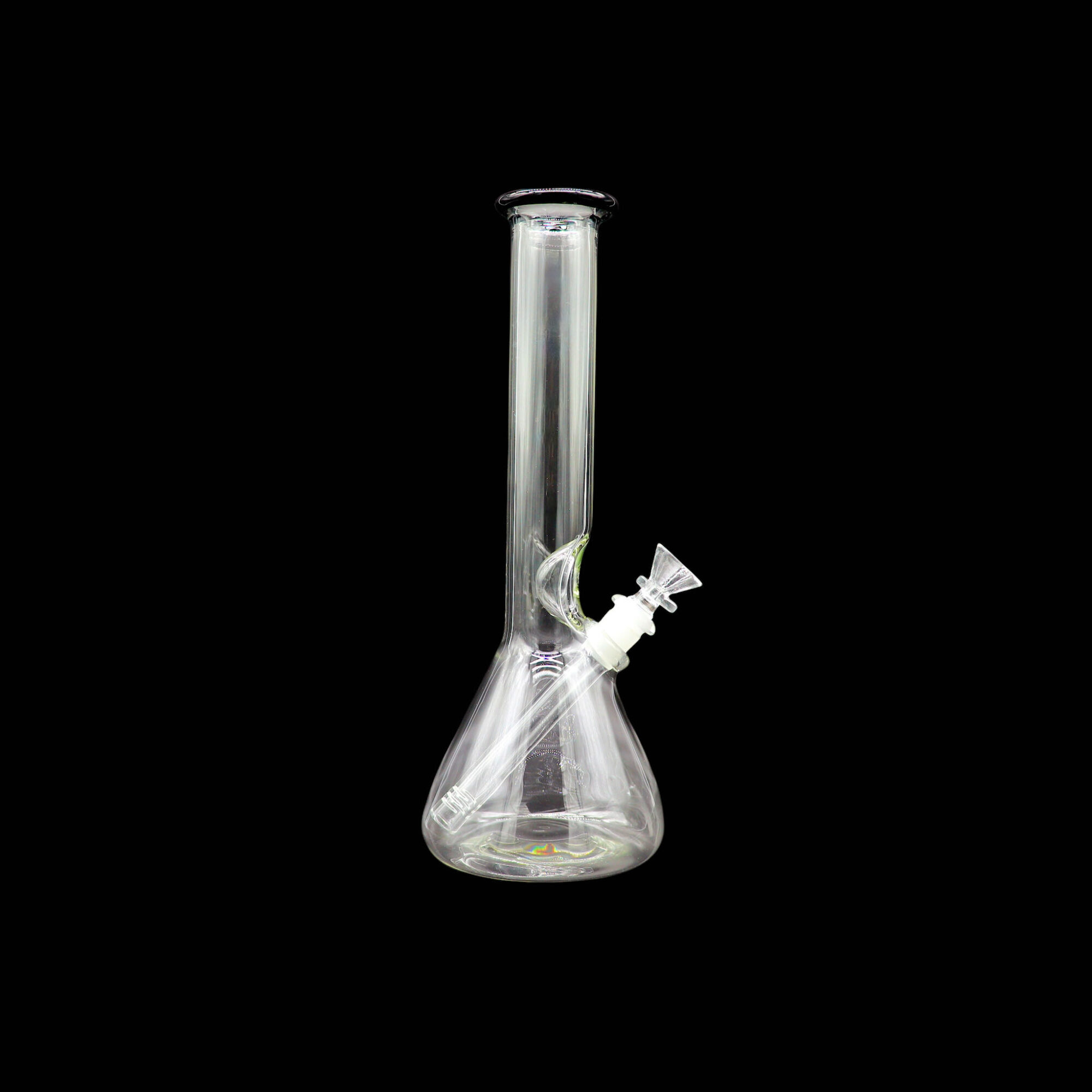 Bong Matraz con boquilla de color Negro 30cm SIN DOMO tubo 38mm