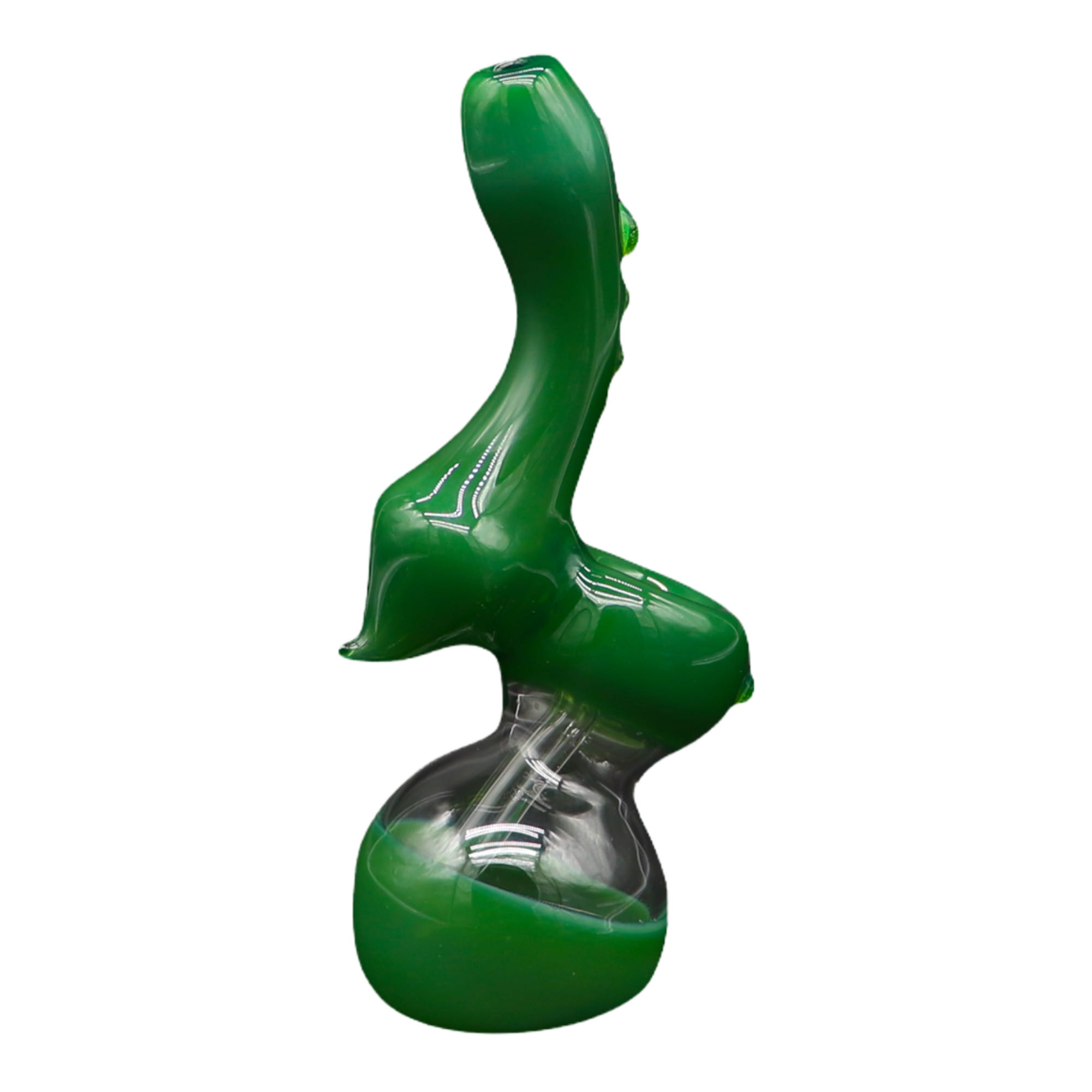 Bubbler Verde Crema Mediano 16cm