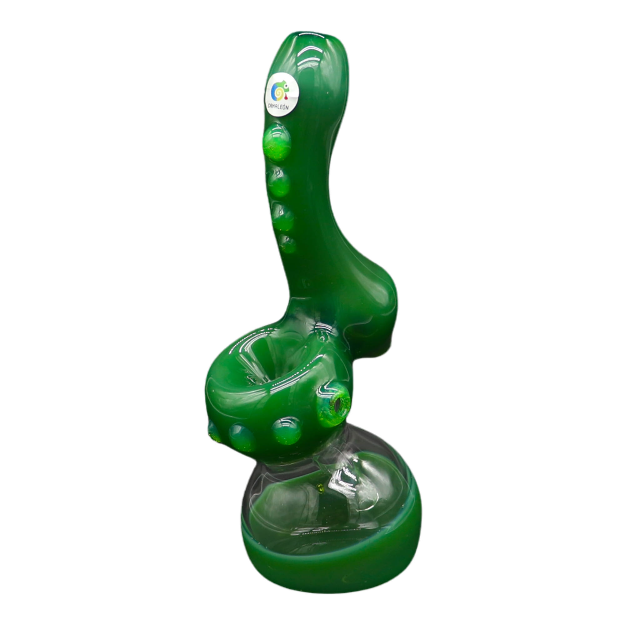 Bubbler Verde Crema Mediano 16cm