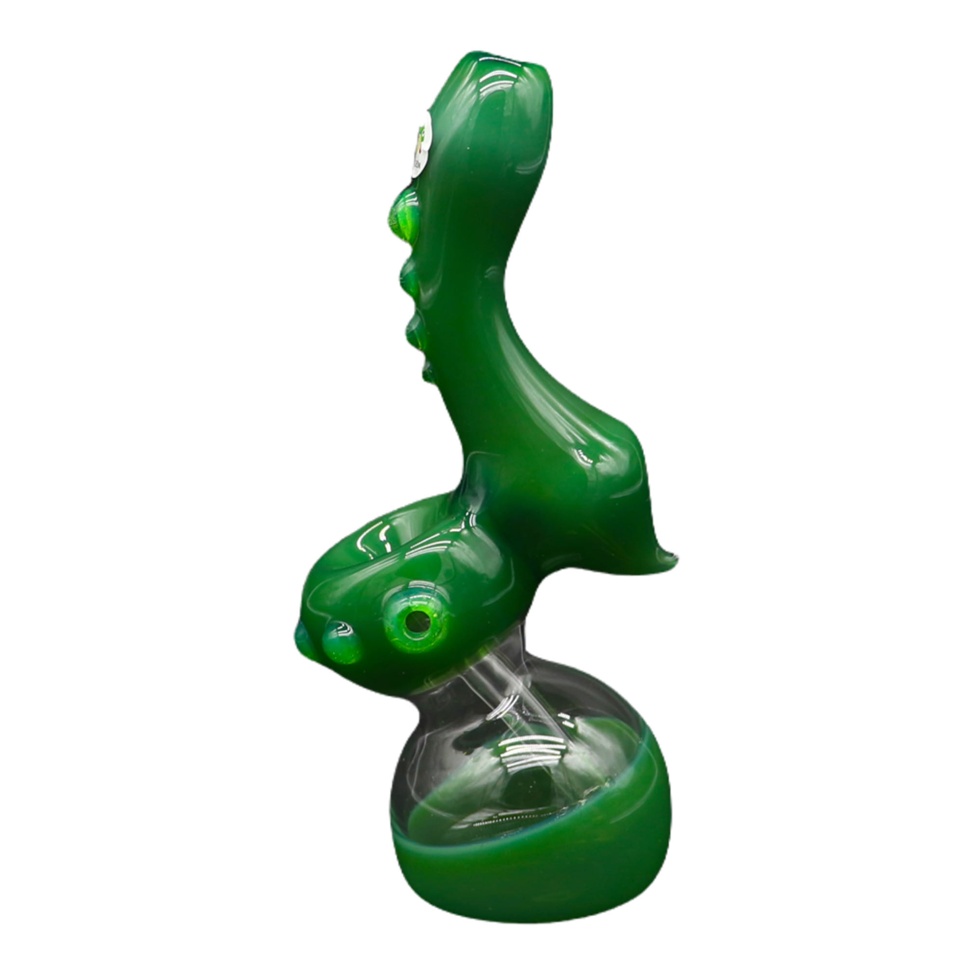 Bubbler Verde Crema Mediano 16cm