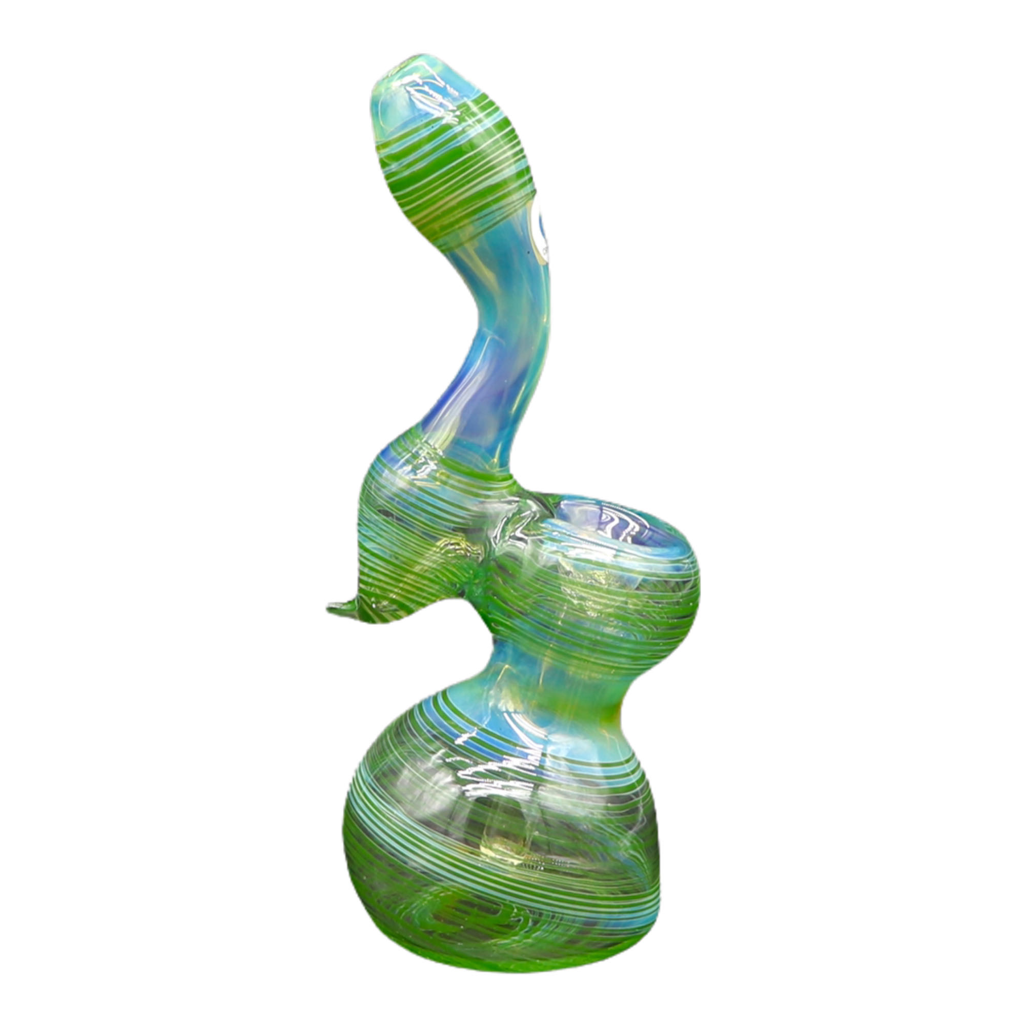 Bubbler Verde con líneas