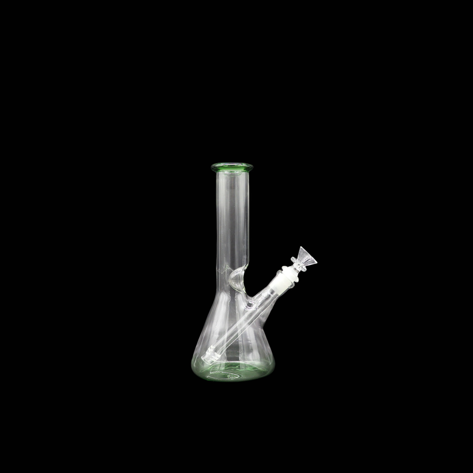 Bong sencillo 25cm alto Verde CON DOMO tubo 38 mm