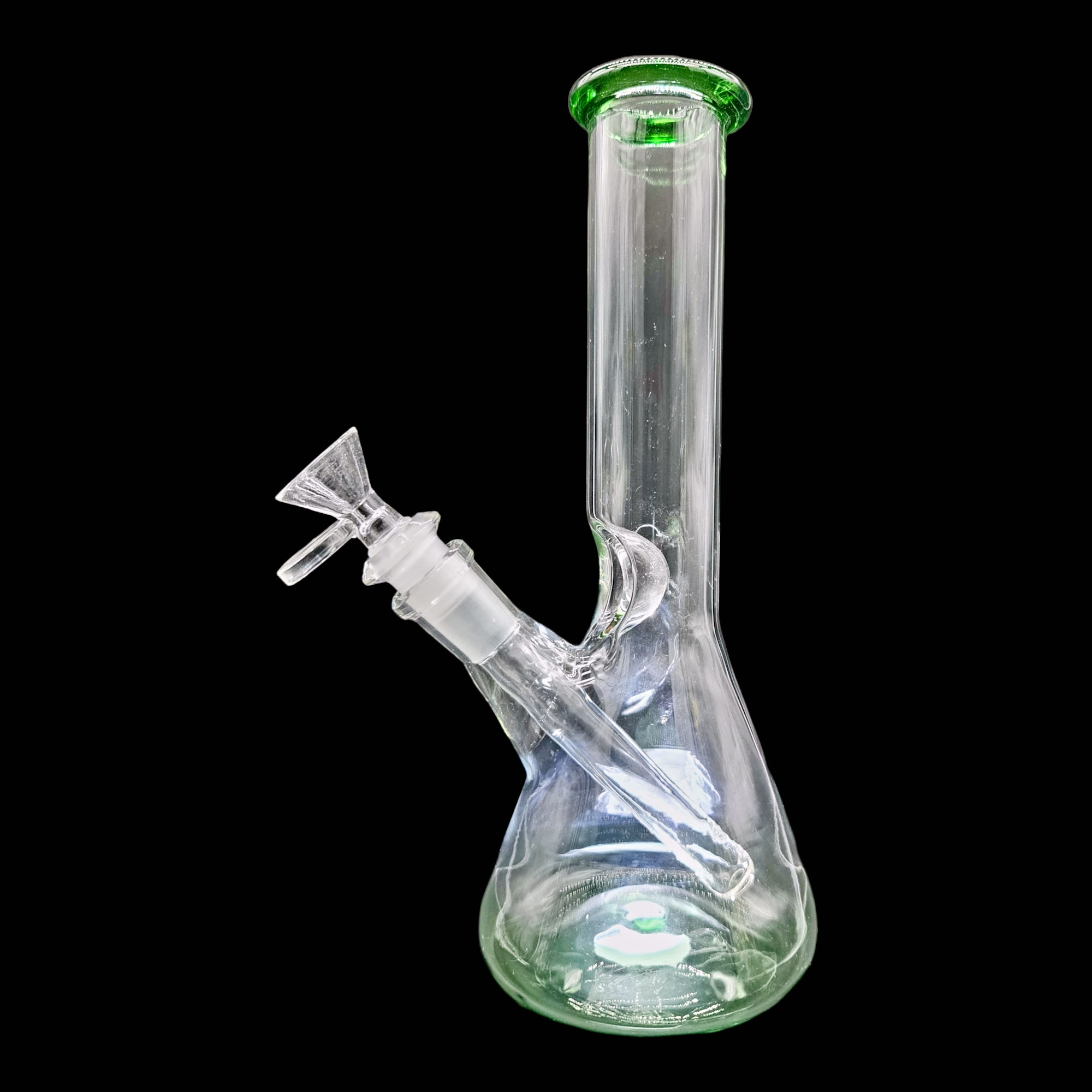 Bong sencillo 25cm alto Verde CON DOMO tubo 38 mm