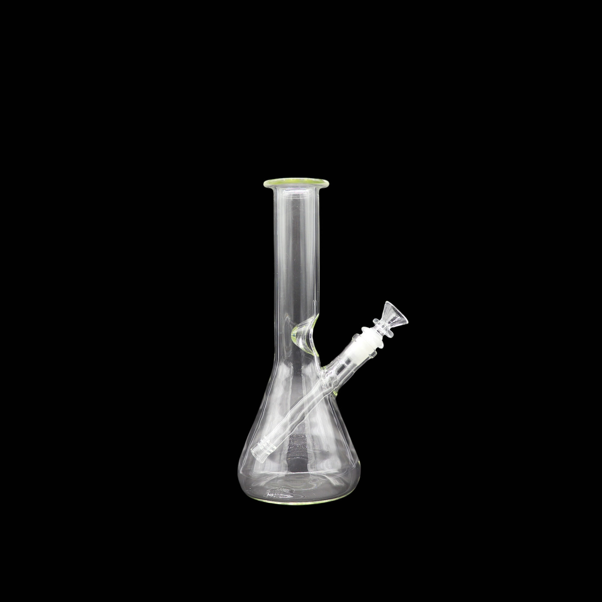 Bong Reforzado Matraz transparente chico 24 cm CON DOMO