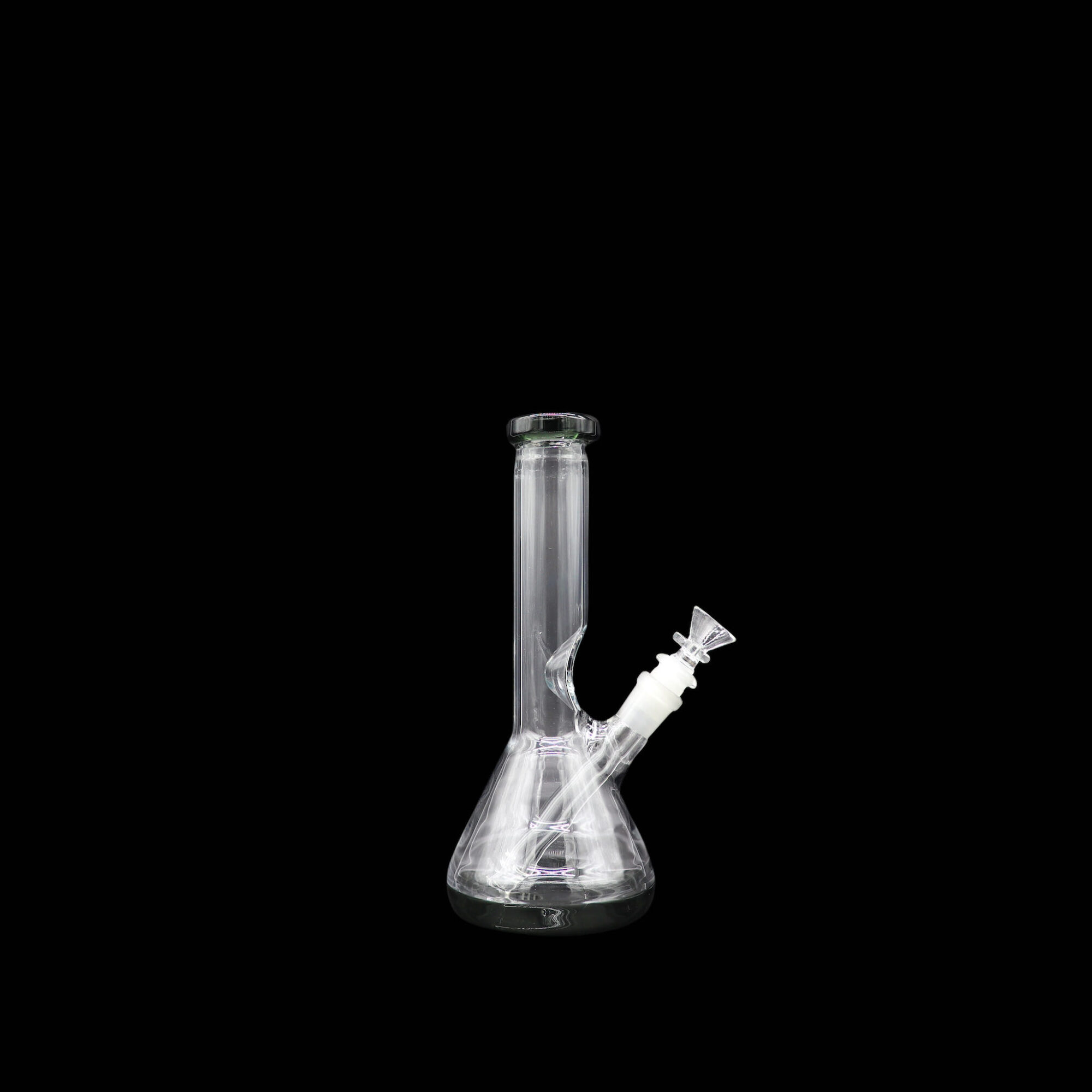 Bong reforzado de 24 cm alto color Esmeralda base y boquilla tubo 38mm