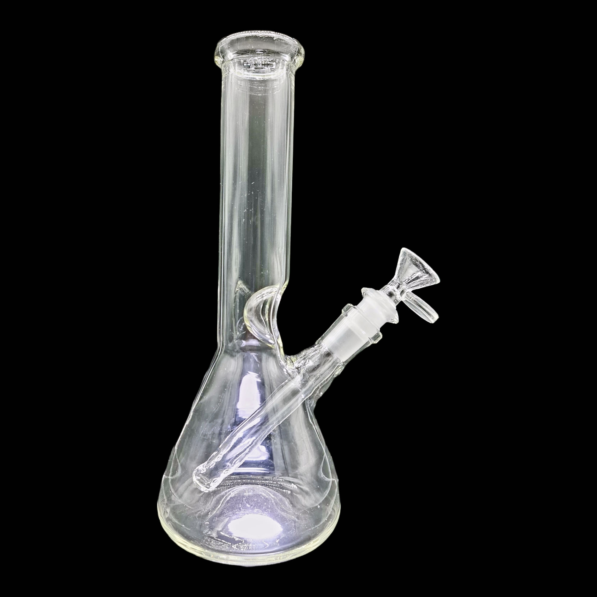 Bong 30 cm Reforzado Matraz transparente Mediano CON DOMO tubo de 38mm