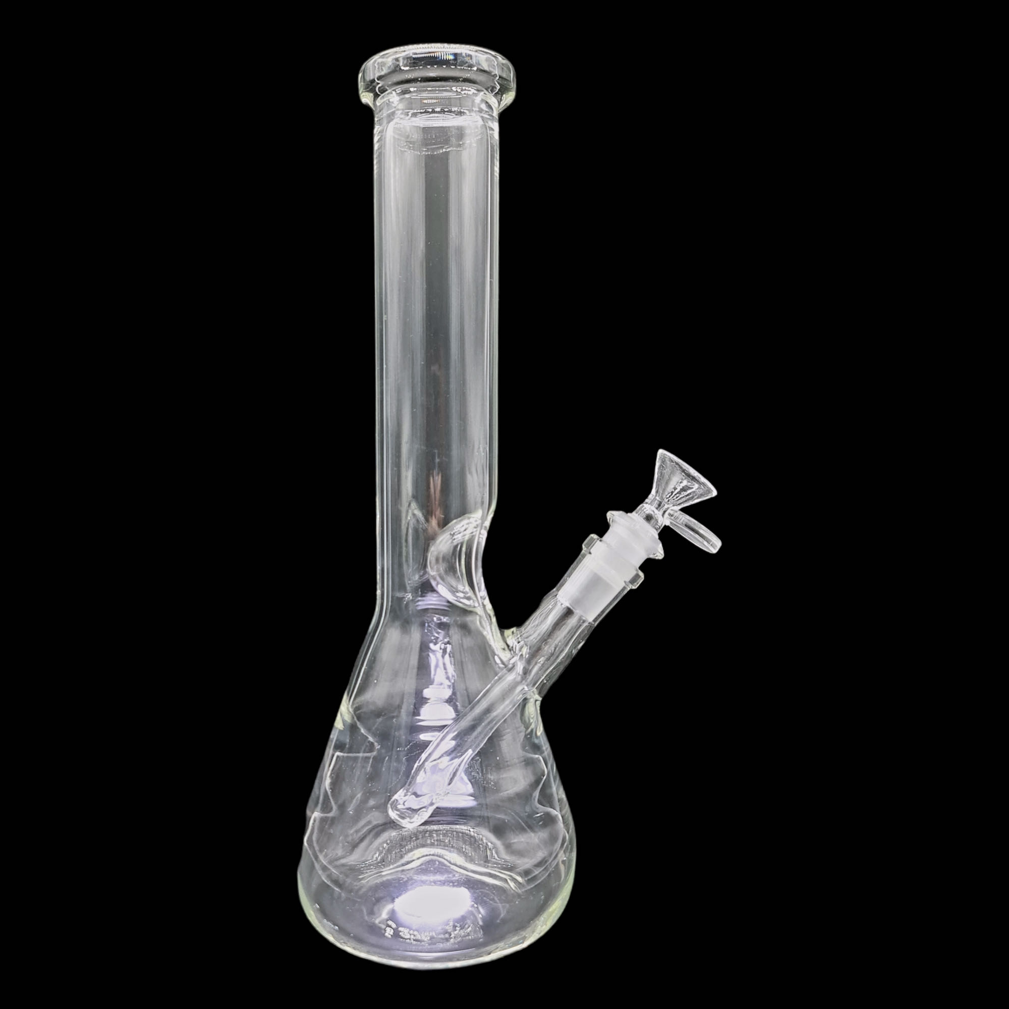 Bong reforzado de 38 cm alto Transparente CON DOMO tubo 44mm