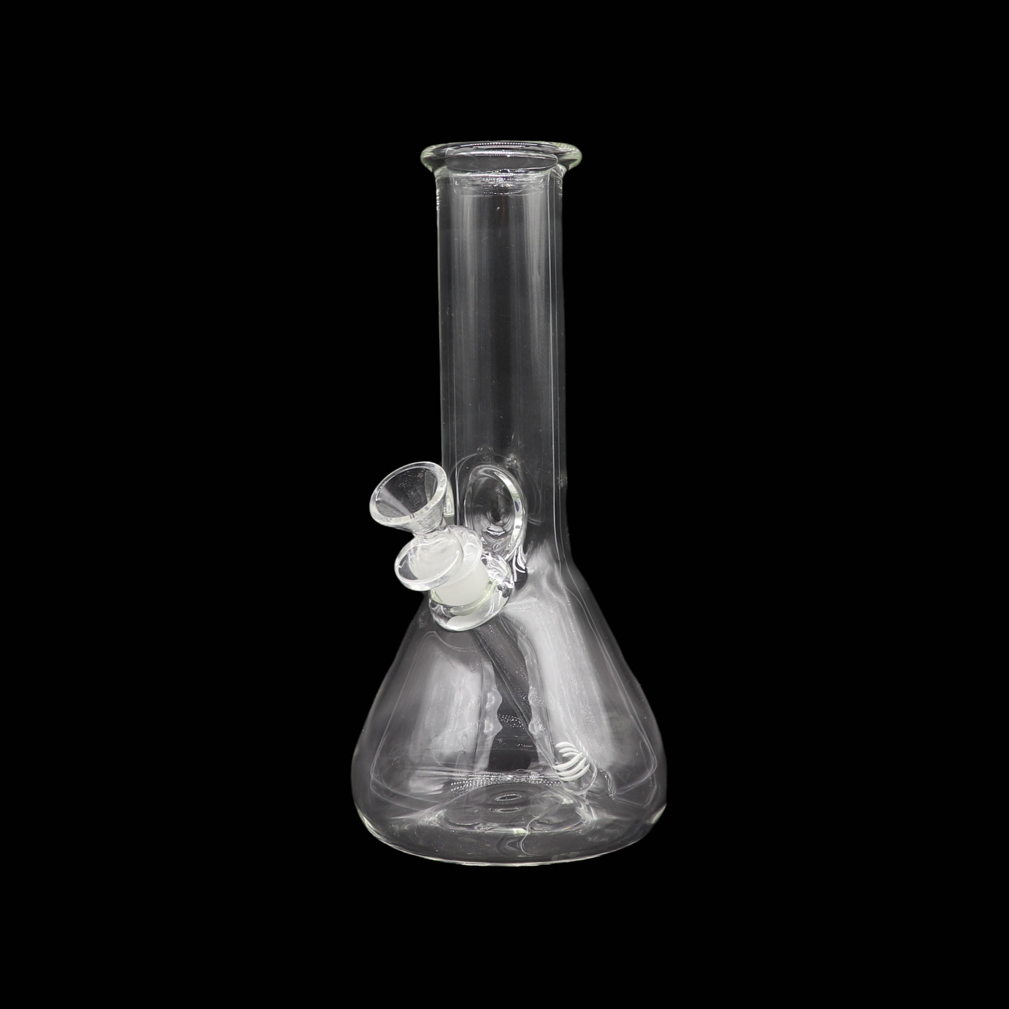 Bong reforzado de 24 cm alto Transparente SIN DOMO tubo 44mm