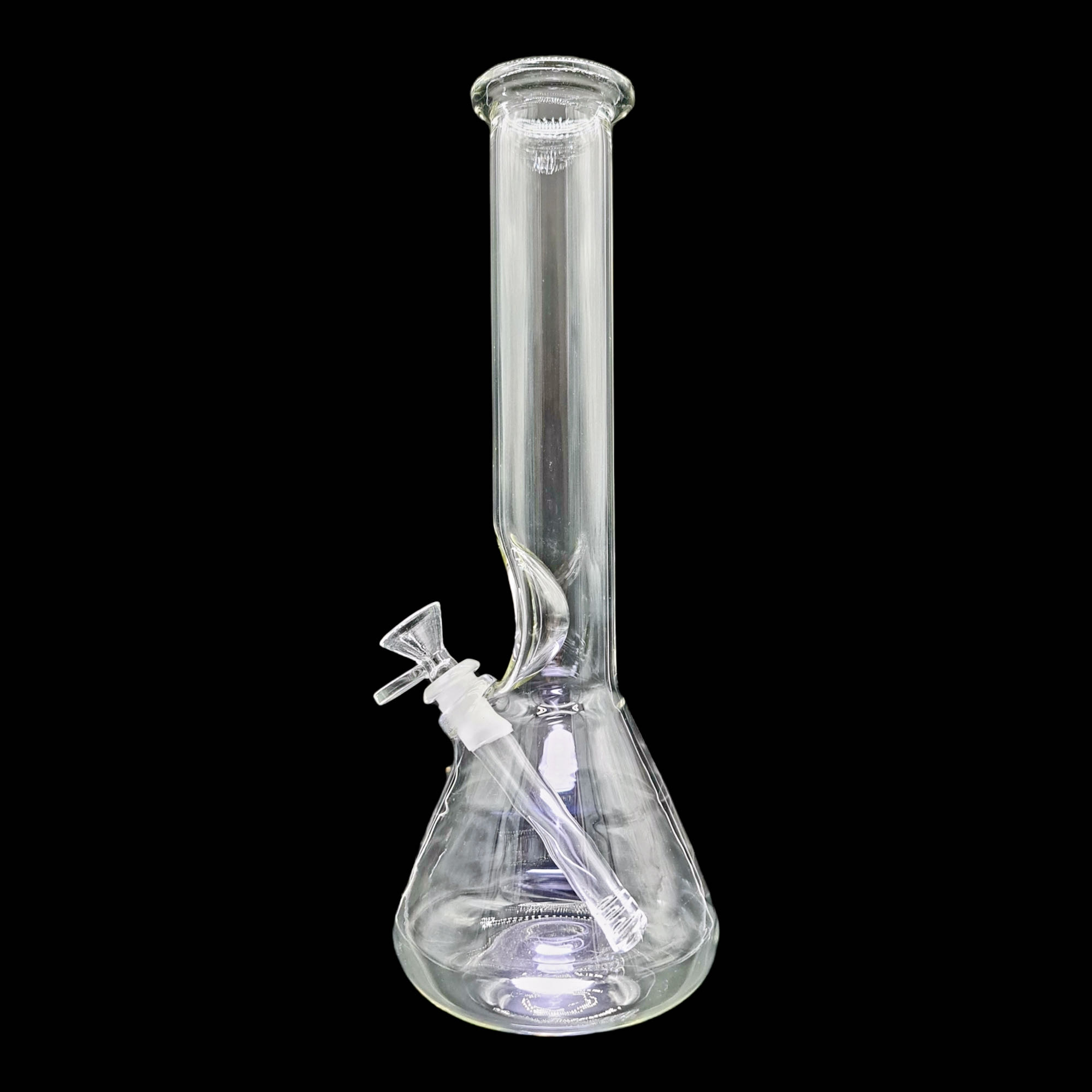 Bong reforzado de 30 cm alto Transparente SIN DOMO tubo 44mm