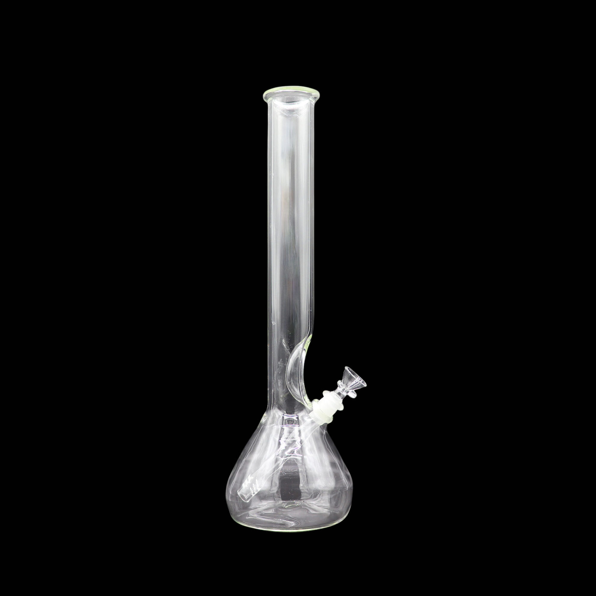 Bong reforzado de 38 cm alto Transparente SIN DOMO tubo 44mm