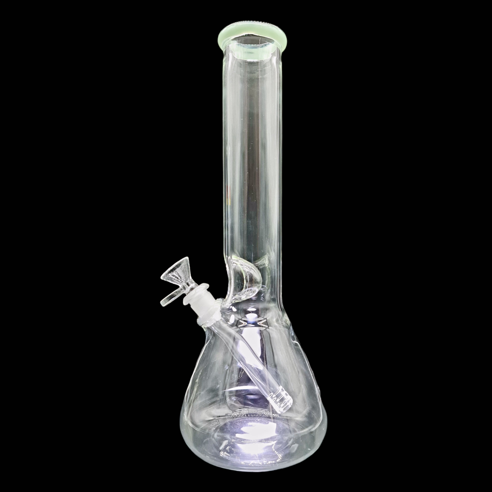 Bong Matraz con boquilla de color Menta 30cm SIN DOMO tubo 44mm