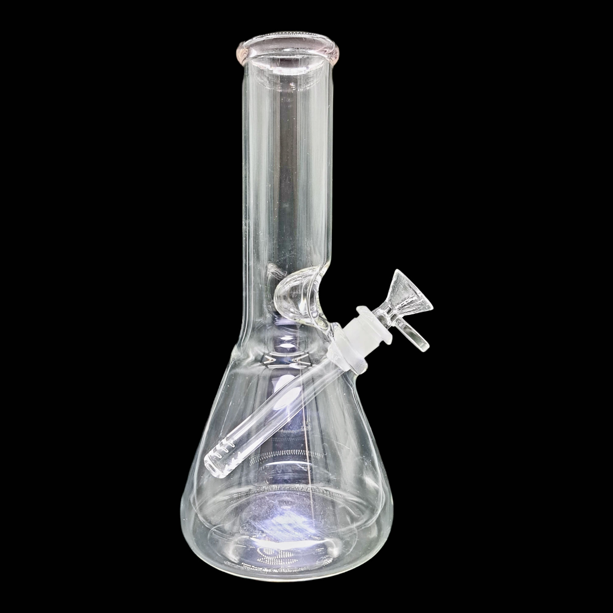 Bong Matraz con boquilla de color Rosa 24cm SIN DOMO tubo 44mm