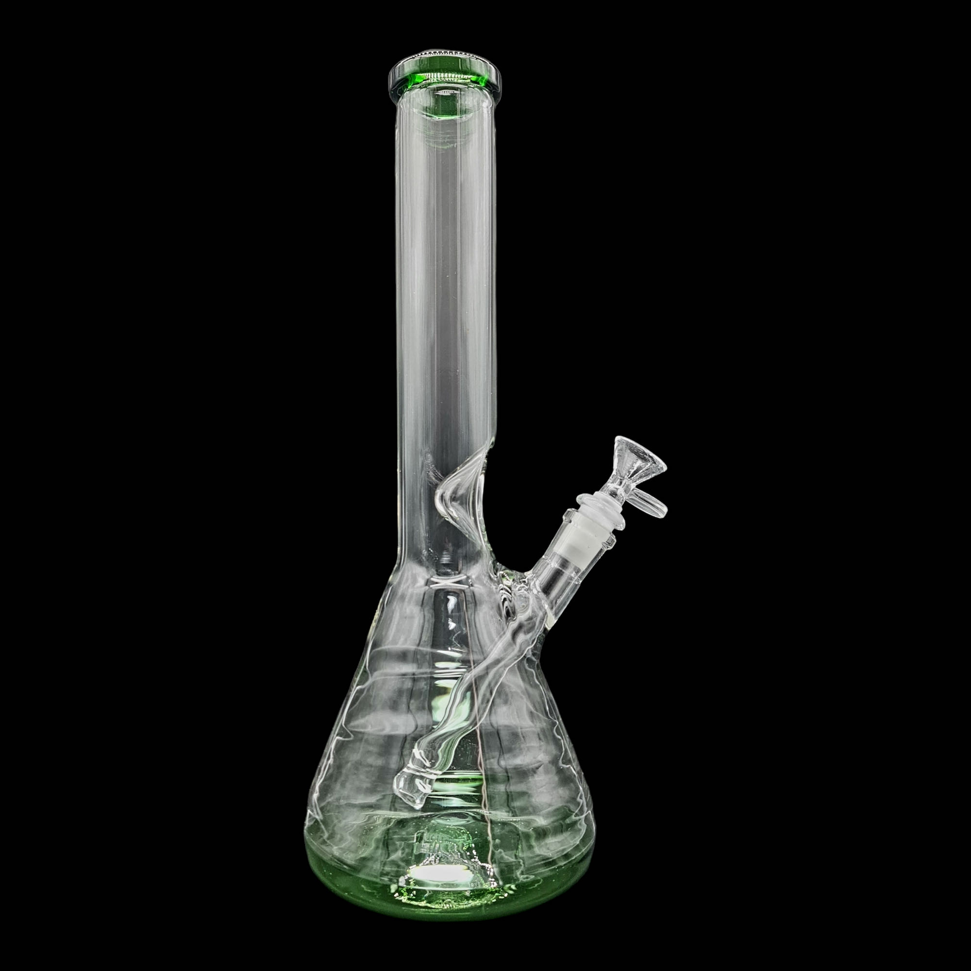 Bong Reforzado Matraz Esmeralda Mediano 30 cm CON DOMO tubo de 38mm